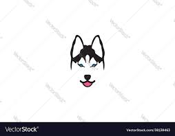Modern Shape Head Dog Siberian Husky Or