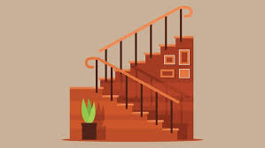 Basement Stairs Vector Art Icons And