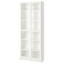 Ikea Billy Oxberg Bookcase With Glass
