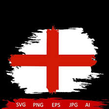 Distressed England Flag Svg National