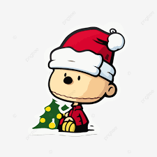 Charlie Brown With Santa Shirt And