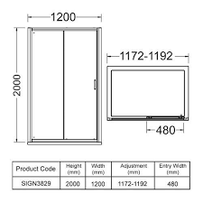 Signature Icon Semi Frameless Sliding