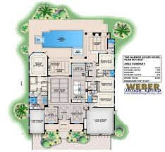 Beach House Plan Luxury Caribbean