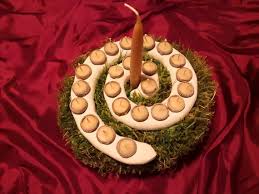Advent Spiral Made Of Clay Uk