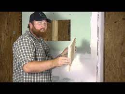 How To Build Drywall Wood Trim Access