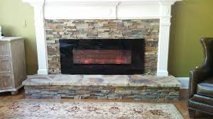 Fireplace Remodel With Slate Ledger