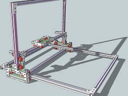 cnc frame made of maker beam profiles