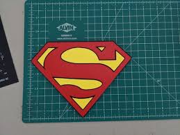 Superman Chest Emblem Logo Dc 3d