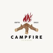 Campfire Ilrations Stock Campfire