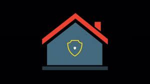 Animated Security Protected House