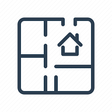 House Plan Real Estate Scheme Icon