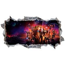 Stickers Avengers 3d