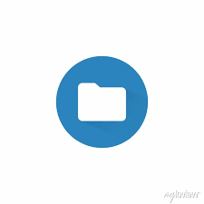 File Manager Icon Vector In Trendy Flat