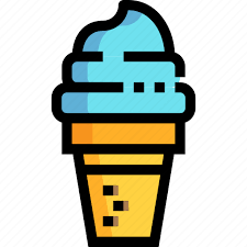 Cone Fast Food Ice Cream Sweet Icon