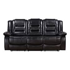 Dual Power Reclining Console Loveseat