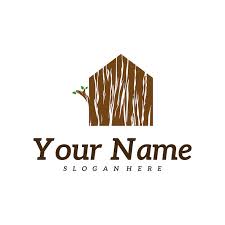 Wood House Ilration Logo Design