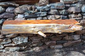 rustic mantel fireplace beam shelf