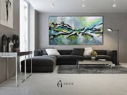 Abstract Grey Extra Large Wall Art