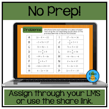 Solving Two Step Equations Digital