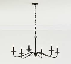 Lucca Iron Chandelier Bronze Large Pottery Barn