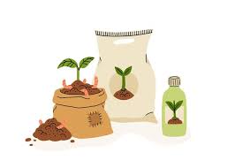 Cartoon Flat Icon Of Organic Composting
