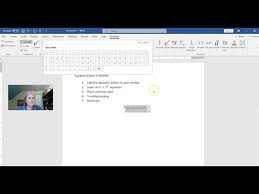 Equation Editor In Microsoft Word