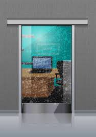 Office Glass Door Vector Art Png Images
