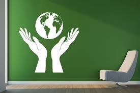 Vinyl Decal Nature Wall Stickers Hands