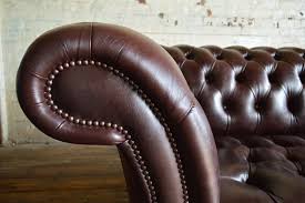 4 Seater Dark Brown Leather