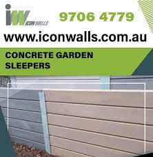 Concrete Garden Sleepers Icon Walls