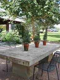 Digging Concrete Outdoor Dining Table