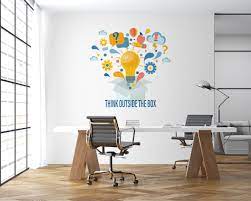 Office Wall Decor Idea Brain Wall
