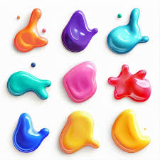 Slime Toy Icon Mucus Symbol Color