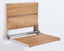 Teak Wood Fold Down Shower Seat