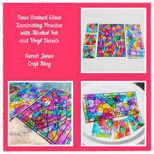 Faux Stained Glass Made With