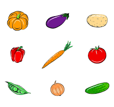Premium Vector Vegetables Icon Set