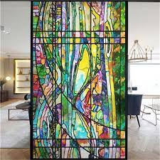 Window Frosted Stained Glass S