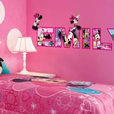 Personalised Minnie Mouse Wall Decal