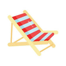 An Editable Icon Of Deck Chair In