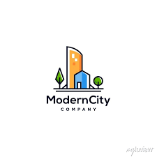 Modern City Landscape Building Logo