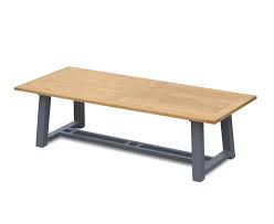 Teak Garden Trestle Table 260cm