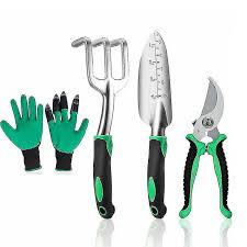 Evago 4pcs Garden Tool Set Aluminum