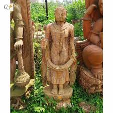 Sandstone Designer Buddha Statue At Rs