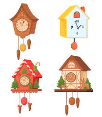 Cartoon Cuckoo Clocks Antique German