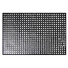 Rubber Floor Mat In Black Rmat35