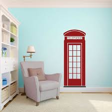Phone Booth Contemporary Wall Decals