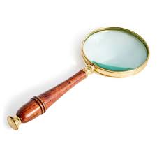 Authentic Models Magnifying Glass Brass