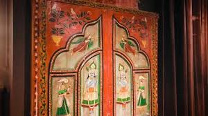 Antique Wooden Cabinet Interior Indian