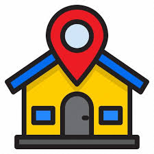 Home House Map Navigation Pin Icon