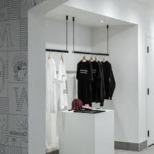 Hanging Clothes Rack Lg Black Modern